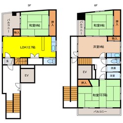 シェラトン八ツ寺の物件間取画像